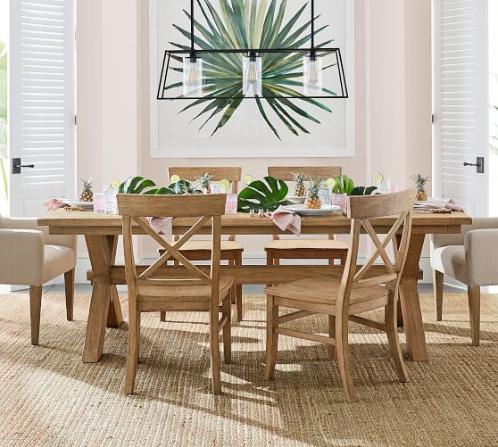 Toscana Extending Dining Table Pottery Barn
