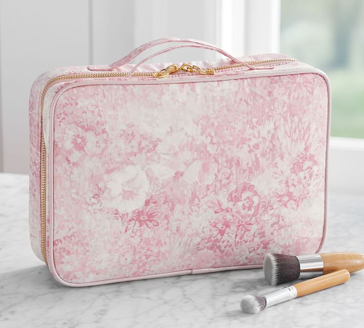 Monique Lhuillier Floral Makeup Bag | Pottery Barn