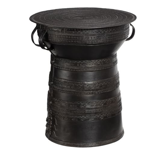 Frog Drum Outdoor Side Table Pottery Barn