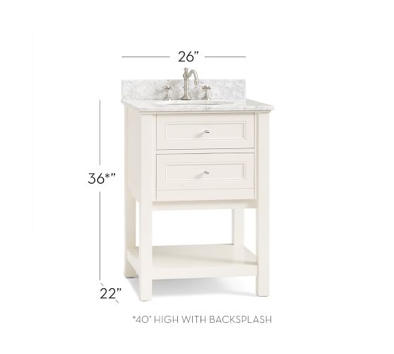 Classic 26 Single Sink Vanity Pottery Barn