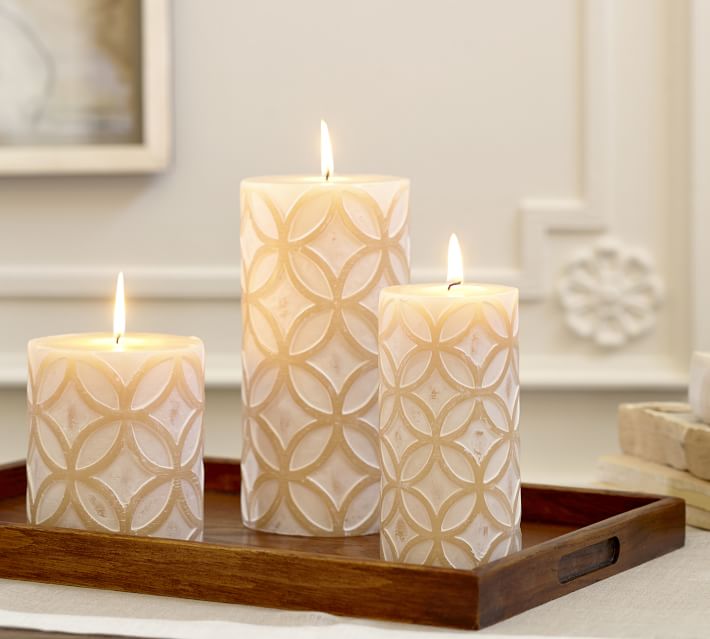 decorative pillar candles