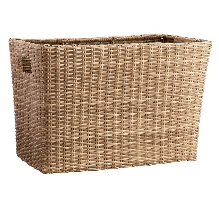 Torrey Outdoor Storage Baskets - Natural | Pottery Barn