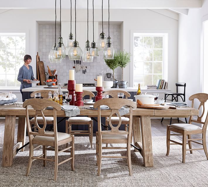 Benchwright Extending Dining Table Pottery Barn