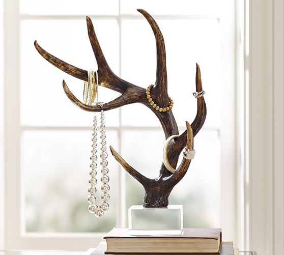 antler jewelry holder