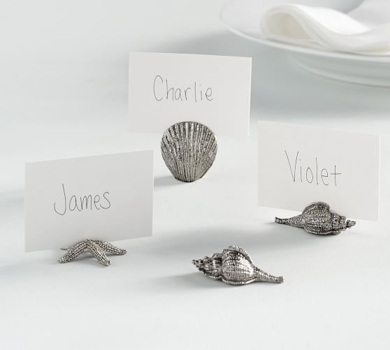 Seashell Place Card Holders, Set of 4 