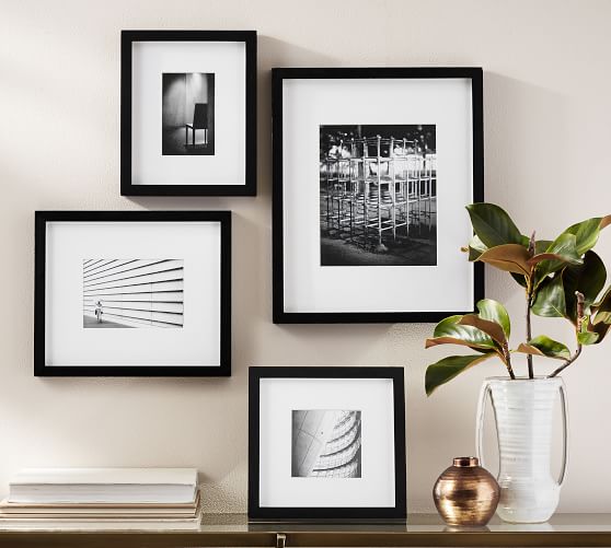 black and white picture frames