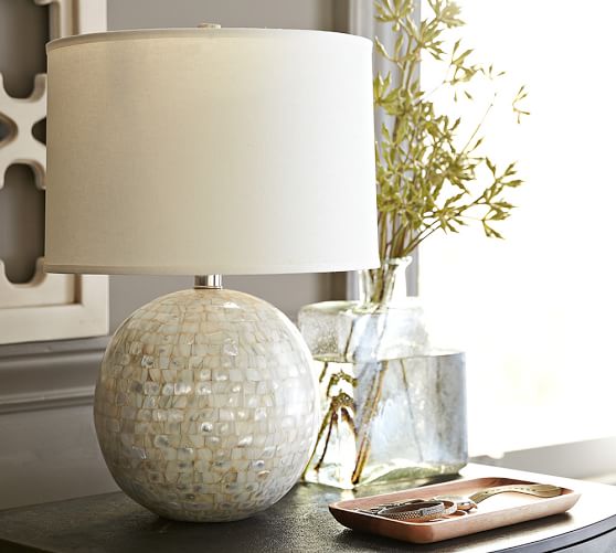 mother of pearl table lamp