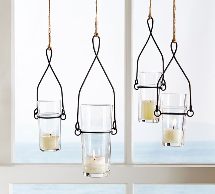 hanging votive candle holders