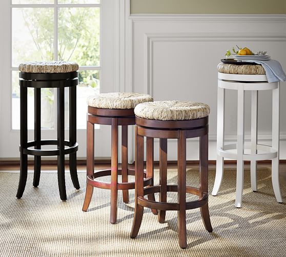 Reese Swivel Bar Stool Pottery Barn