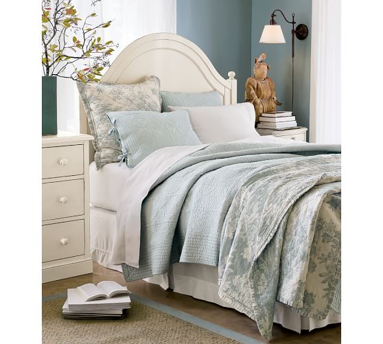 Matine Toile Quilt Shams Pottery Barn - Pottery Barn Blue White Bedding Matine Toile Quilt Shams Pottery Barn - Pottery Barn Blue White Bedding