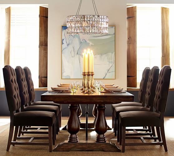 pottery barn dining room lighting