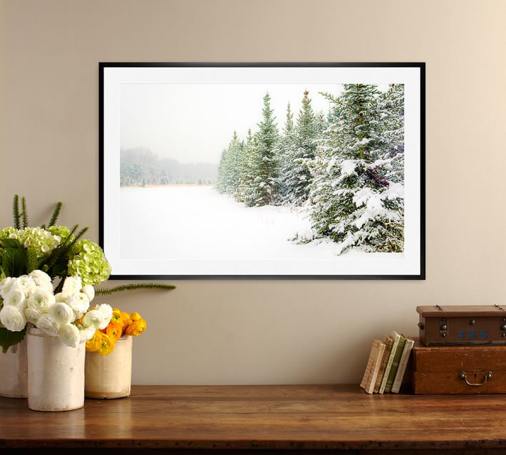 Snow Scene Framed Print by Cindy Taylor | Pottery Barn