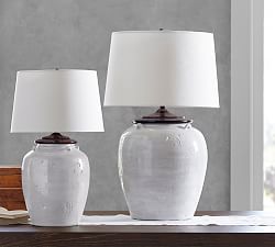 large pottery table lamps