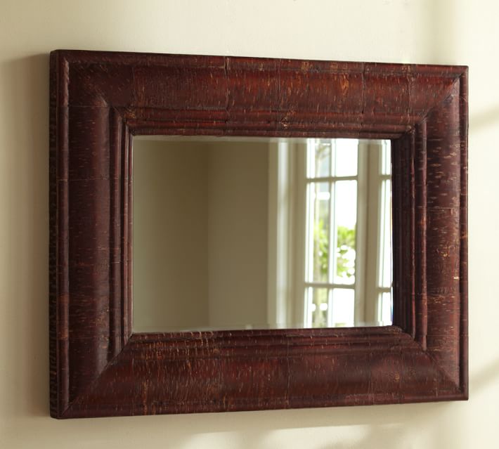 BarkWrapped Mirror Pottery Barn