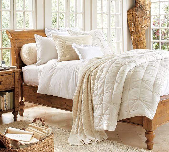 Ashby Sleigh Bed | Pottery Barn