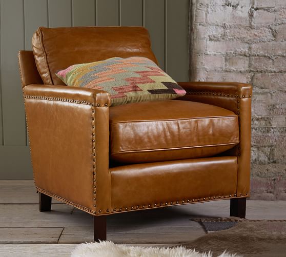 Tyler Leather Square Arm Armchair Pottery Barn - Pottery Barn Red Leather Armchair Tyler Leather Square Arm Armchair Pottery Barn - Pottery Barn Red Leather Armchair