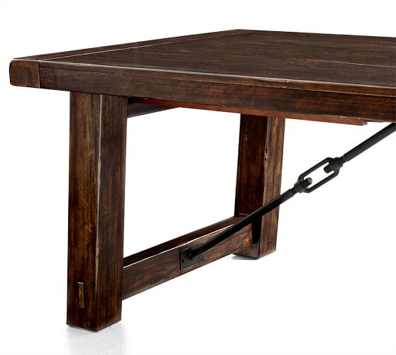 Benchwright Extending Dining Table Alfresco Brown Pottery Barn - Pottery Barn Benchwright Sofa Table Benchwright Extending Dining Table Alfresco Brown Pottery Barn - Pottery Barn Benchwright Sofa Table