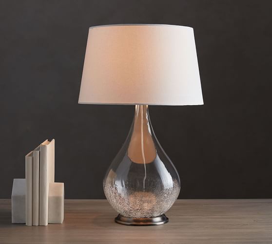 Sophia Crackled Glass Table Lamp 