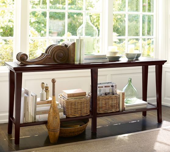 pottery barn console table