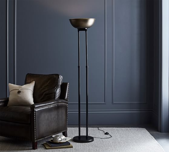 Featured image of post Metal Dome Floor Lamp - The most common floor lamps material is metal.
