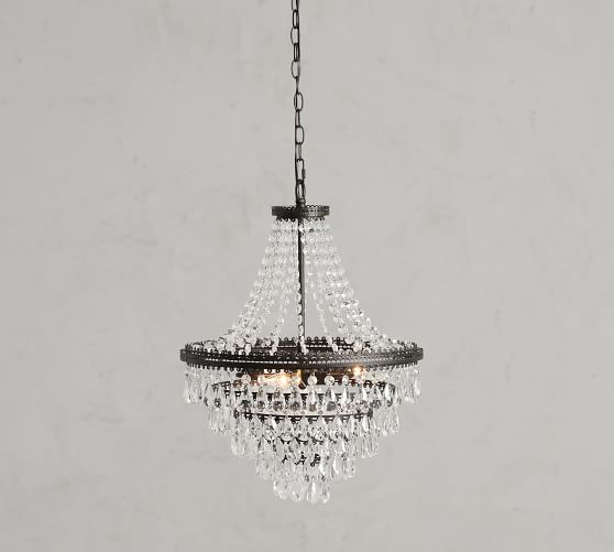 pottery barn grace chandelier