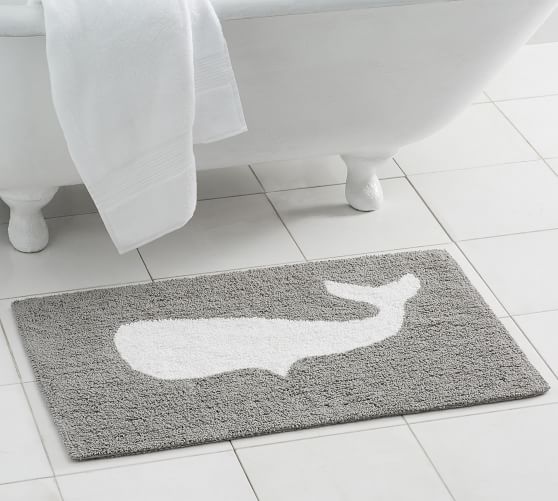 Whale Bath Mat Pottery Barn