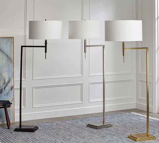 Atticus Metal Sectional Floor Lamp Pottery Barn Atticus Metal Sectional Floor Lamp