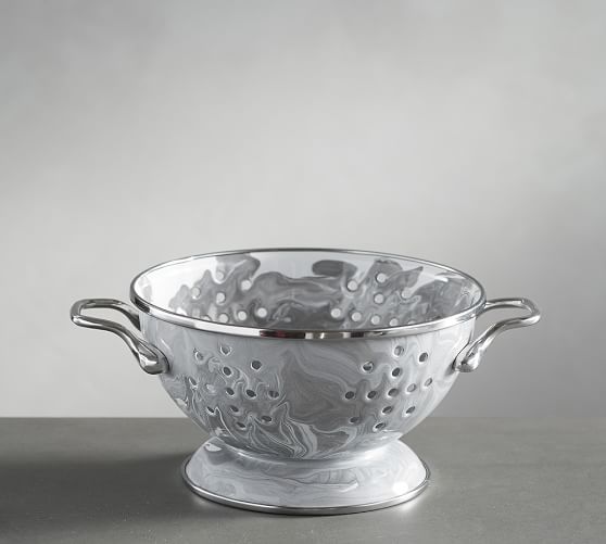 enamel colander