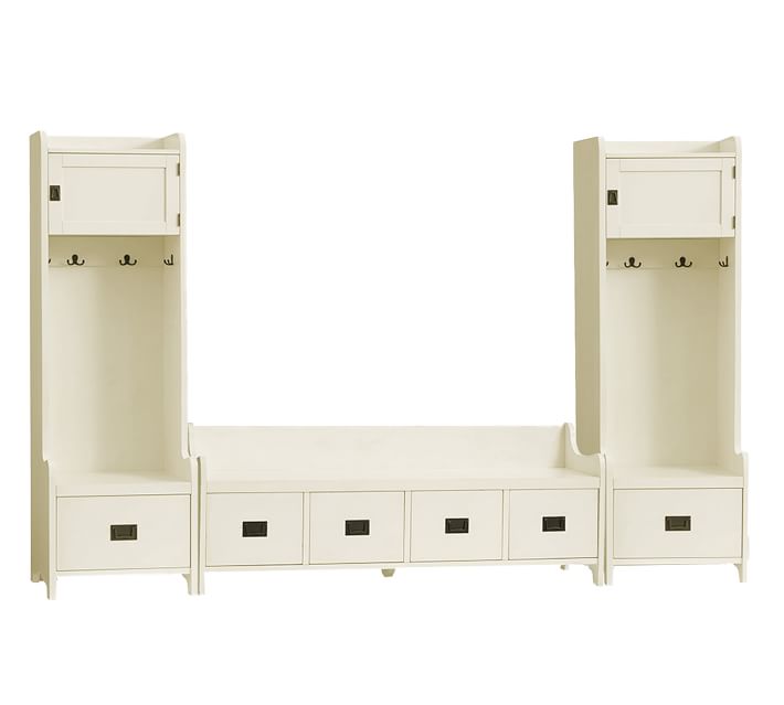 Wade 3Piece Hall Tree & Entryway Bench Set Pottery Barn