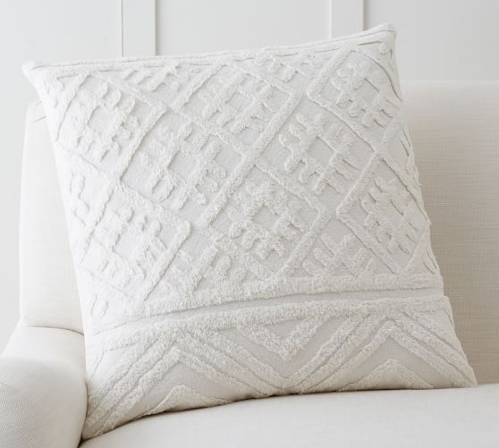 Allegra Tufted Pillow Cover Pottery Barn