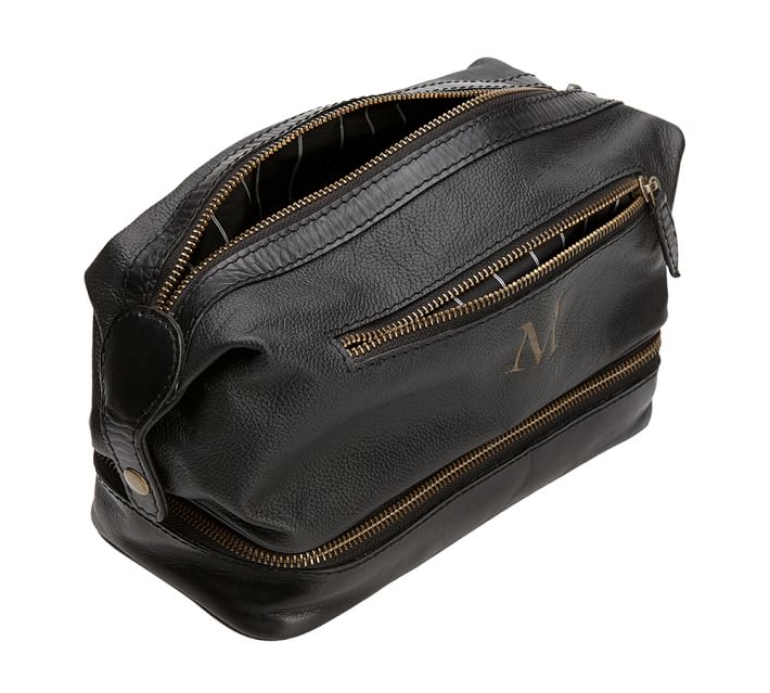 Download Pebble Leather Toiletry Bag | Pottery Barn