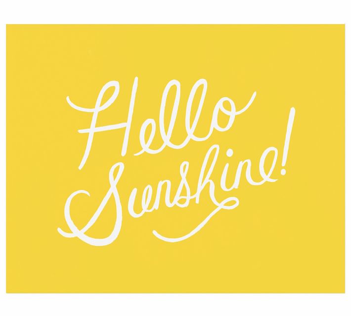 Hello Sunshine By Rifle Paper Co Pottery Barn