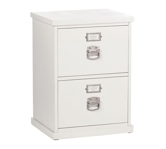 Bedford 2 Drawer Filing Cabinet Pottery Barn