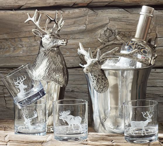 stag head champagne bucket
