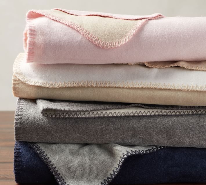 pottery barn personalized blanket