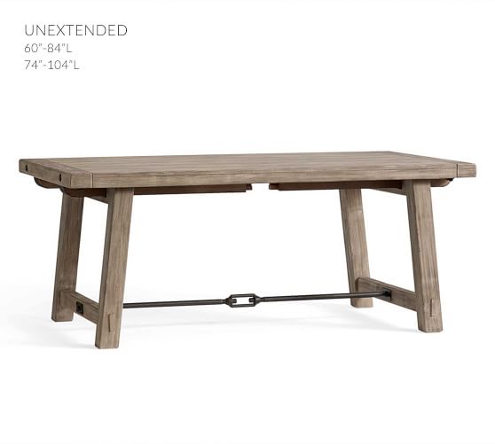 Benchwright Extending Dining Table Rustic Mahogany Pottery Barn - Pottery Barn Benchwright Sofa Table Benchwright Extending Dining Table Rustic Mahogany Pottery Barn - Pottery Barn Benchwright Sofa Table