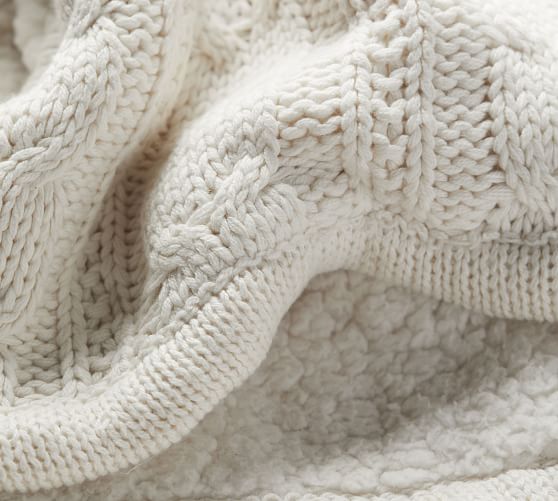 ugg chunky cable knit throw