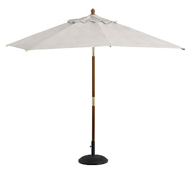 Premium Sunbrella Rectangular Umbrella Outdoor Umbrellas Pottery Barn