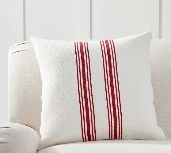 red striped pillow cases