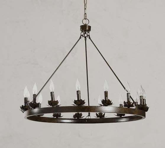 pottery barn baby chandelier