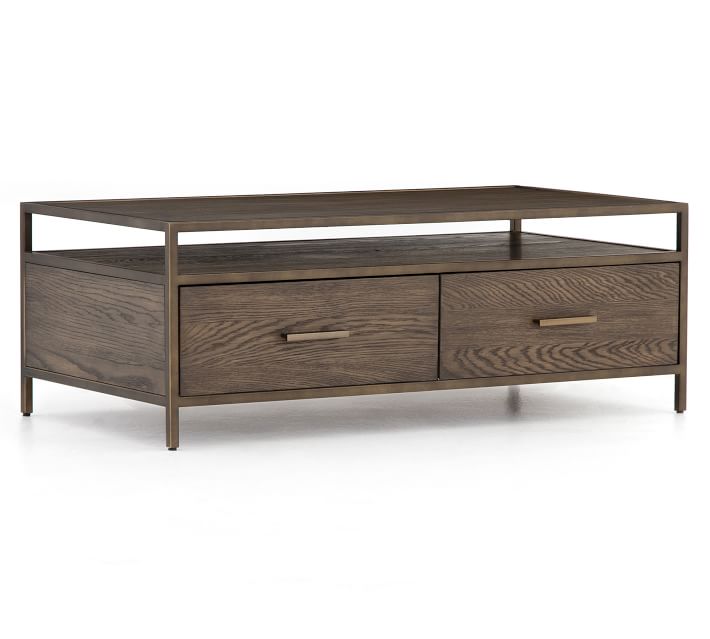 Modern 48 Oak Coffee Table Pottery Barn