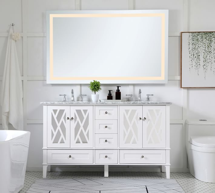 Rosslyn 60" Double Sink Vanity Pottery Barn