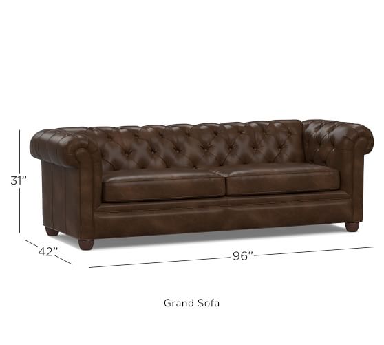 Chesterfield Leather Sofa | Pottery Barn