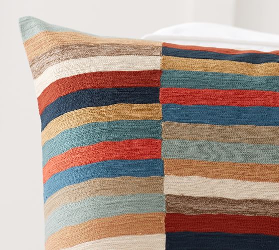 Details about   Pottery Barn Kids Multi Colors Simone Quilted Small Pillow Sham Cover New 