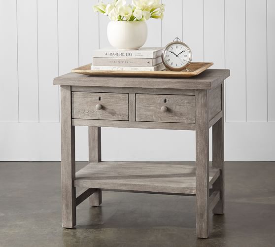 Farmhouse 28 5 2 Drawer Nightstand Pottery Barn