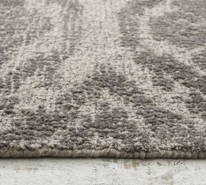 Aidy Hand Tufted Wool Rug Charcoal Pottery Barn