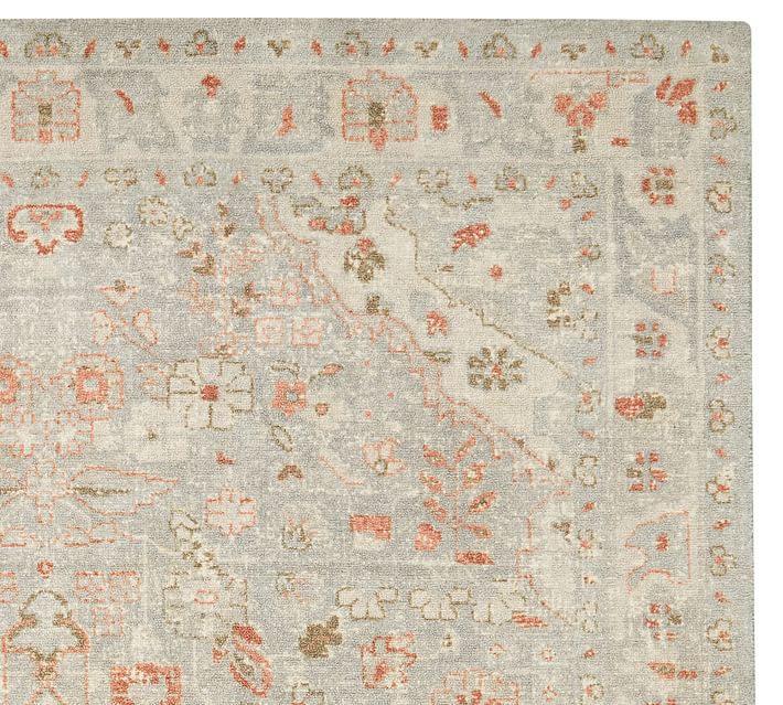 Henri Handwoven Printed Wool Rug Pottery Barn