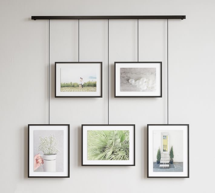 Hanging Black Gallery Frames, Set of 5 Pottery Barn