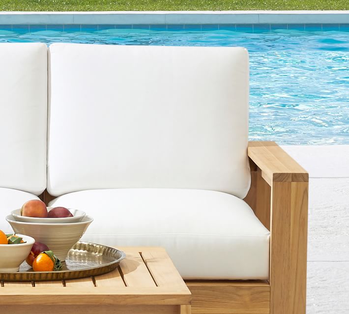 Malibu Teak Outdoor Furniture Cushion Pottery Barn Malibu Teak Outdoor Furniture Cushion, Teak Patio Furniture Cushions