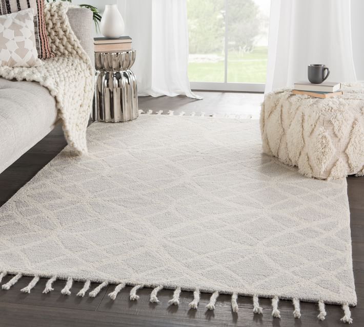 Greta Hand Tufted Wool Rug Pottery Barn